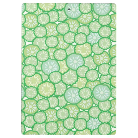 Cucumber grappig patroon klembord (Achterkant)