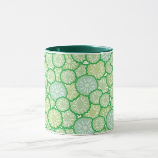 Cucumber grappig patroon mok (Midden)