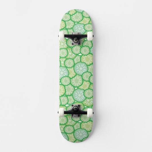 Cucumber grappig patroon persoonlijk skateboard (Voorkant)