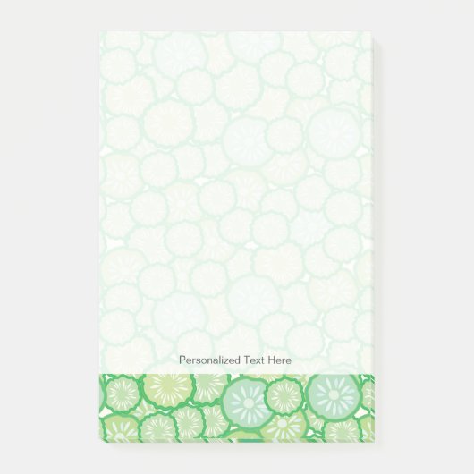 Cucumber grappig patroon post-it® notes (Voorkant)