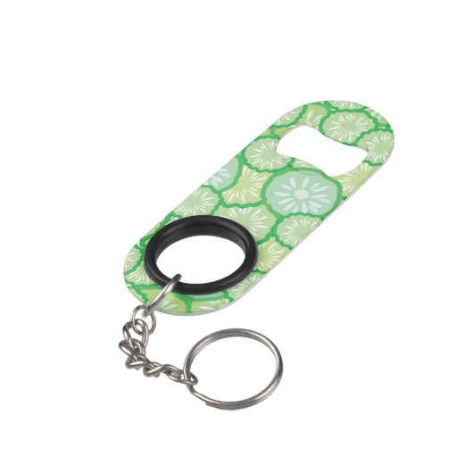 Cucumber grappig patroon sleutelhanger flessenopener (Achterkant Gekanteld)