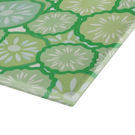 Cucumber grappig patroon snijplank (Hoek)