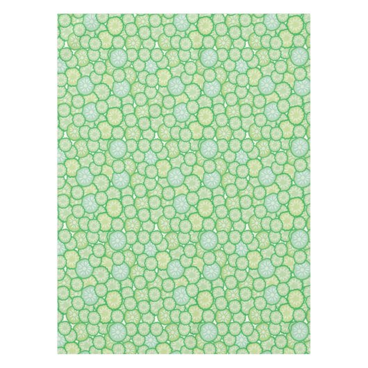 Cucumber grappig patroon tafelkleed (Voorkant)