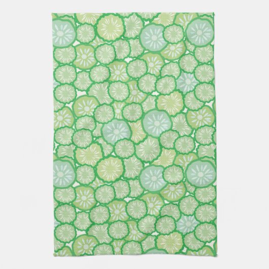 Cucumber grappig patroon theedoek (Verticaal)