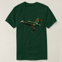 Cucumber JKD-vechter — Vintage Retro Martial Arts  T-shirt