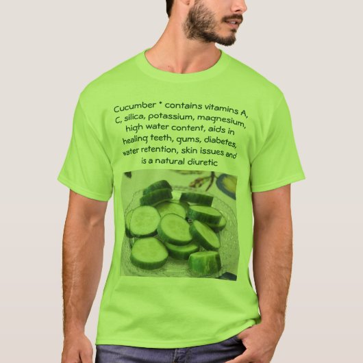 Cucumber mannen shirt (Voorkant)