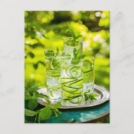 Cucumber Mint Water – Verse Drink Feestdagenkaart