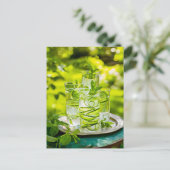 Cucumber Mint Water – Verse Drink Feestdagenkaart (Staand voorkant)