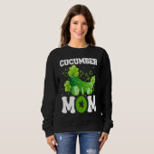 Cucumber Mom Vegetable Mothers' Day Gardener Trui (Voorkant volledig)