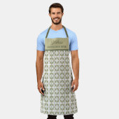 Cucumber Patroon Beste Cook Ever Naam toevoegen Schort (Gedragen)