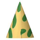 Cucumber Pickles Vegetable Lover Food Humor Feesthoedjes (Achterkant)