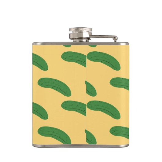 Cucumber Pickles Vegetable Lover Food Humor Heupfles (Achterkant)