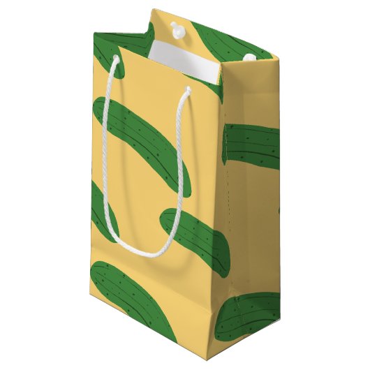 Cucumber Pickles Vegetable Lover Food Humor Klein Cadeauzakje (Voorkant Gekanteld)