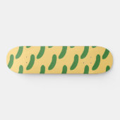 Cucumber Pickles Vegetable Lover Food Humor Persoonlijk Skateboard (Horizontaal)