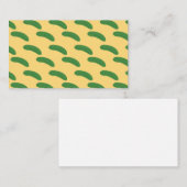 Cucumber Pickles Vegetable Lover Food Humor Visitekaartje (Voorkant / Achterkant)