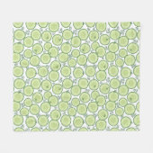 Cucumber Salad Fleece Deken (Voorkant (Horizontaal))