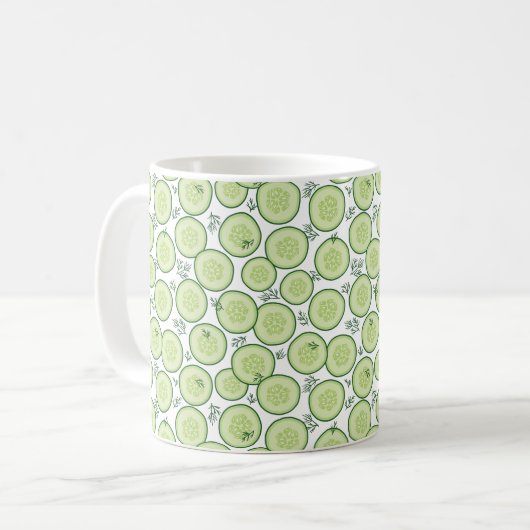 Cucumber Salad Koffiemok (Voorkant links)