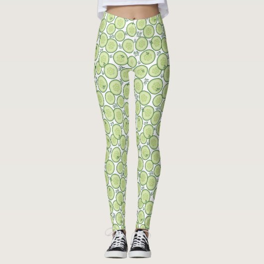 Cucumber Salad Leggings (Voorkant)
