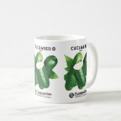 Cucumber Seed Packet Label Koffiemok (Voorkant rechts)