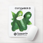Cucumber Seed Packet Label Muismat (Met muis)