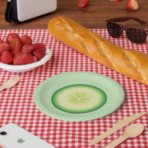 Cucumber Slice Papieren Bordje