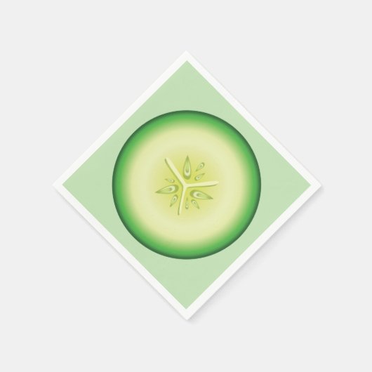 Cucumber Slice Servetten (Hoek)