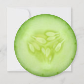 Cucumber Spa Bridal Shower Uitnodiging (Achterkant)