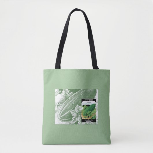 CUCUMBER TOTE BAG (Voorkant)