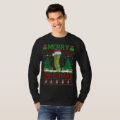 Cucumber Vegetable Xmas Boom Ugly Cucumber Chris T-shirt (Voorkant volledig)