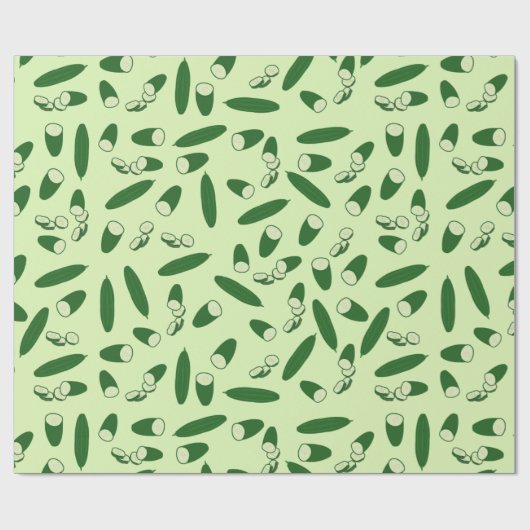 Cucumberpatroon Cadeaupapier (Vlak)