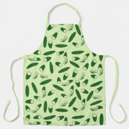 Cucumberpatroon Schort