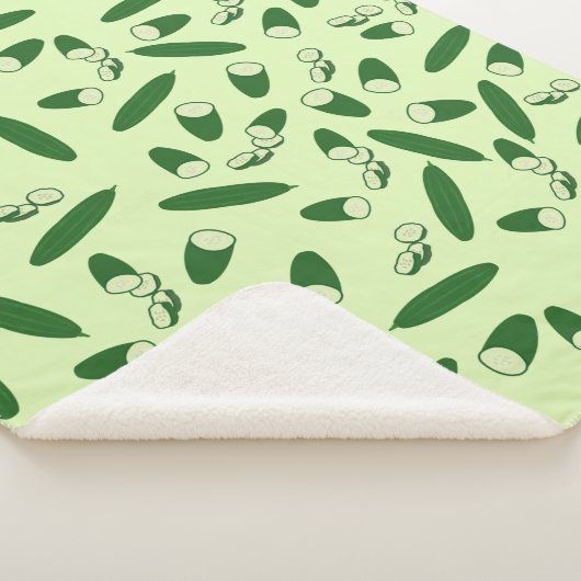 Cucumberpatroon Sherpa Deken (3/4)