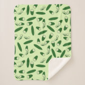 Cucumberpatroon Sherpa Deken (Voorkant)