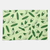 Cucumberpatroon Theedoek (Horizontaal)