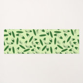 Cucumberpatroon Yogamat (Achterkant (horizontaal))