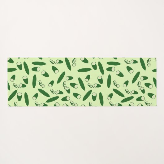 Cucumberpatroon Yogamat (Achterkant (horizontaal))