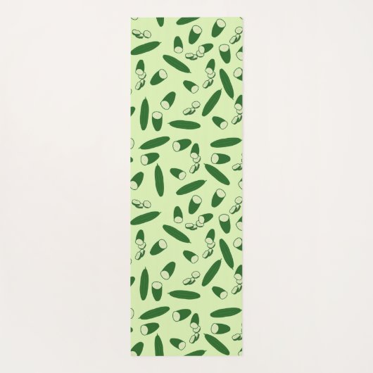 Cucumberpatroon Yogamat (Achterkant)