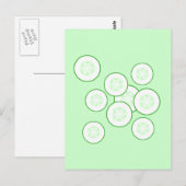 Cucumberplakken. Briefkaart (Voorkant / Achterkant)