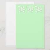 Cucumberplakken. Briefpapier (Voorkant / Achterkant)