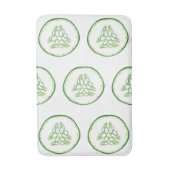 Cucumberplakken patroon badmat (Voorkant Verticaal)