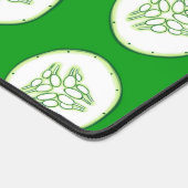 Cucumberplakken patroon bureaumat (Hoek)
