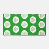 Cucumberplakken patroon bureaumat (Voorkant)