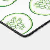 Cucumberplakken patroon bureaumat (Hoek)