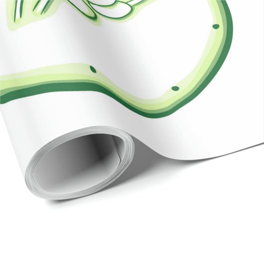 Cucumberplakken patroon cadeaupapier (Rol Hoek)