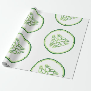 Cucumberplakken patroon cadeaupapier