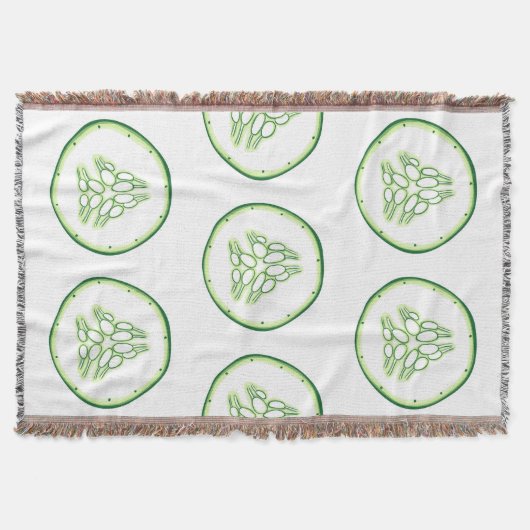 Cucumberplakken patroon deken (Voorkant)