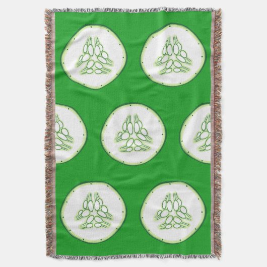 Cucumberplakken patroon deken (Voorkant Verticaal)