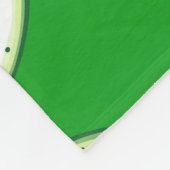 Cucumberplakken patroon fleece deken (Hoek)