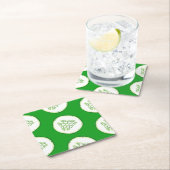 Cucumberplakken patroon kartonnen onderzetters (Insitu)