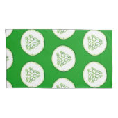 Cucumberplakken patroon kussensloop (Achterkant-Rechts)